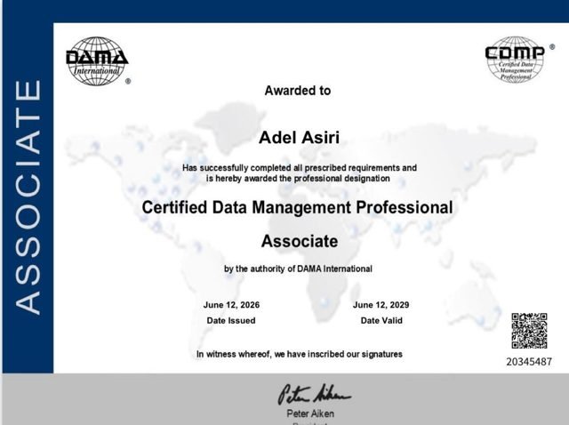 CDMP — Certified Data Management Professional